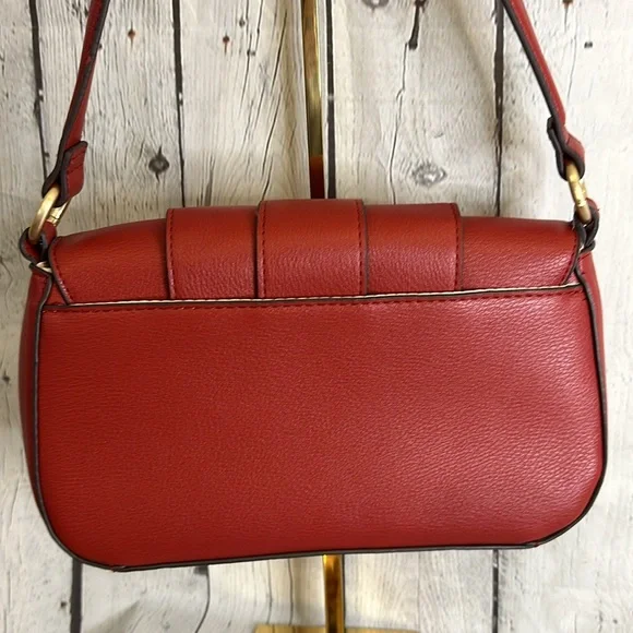 Nwot Small red shoulder bag with front pocket - Picture 3 of 6